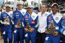 El equipo de Carlos S&aacute;inz y Al-Attiyah, al completo.
