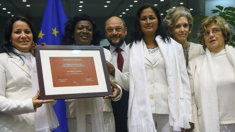 Las Damas de Blanco, premio S&aacute;jarov 