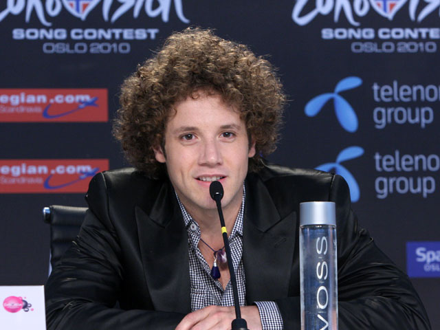 Eurovisi&oacute;n 2010 - Dani habla con los medios