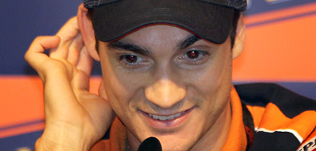 El piloto espa&ntilde;ol de MotoGP Dani Pedrosa.
