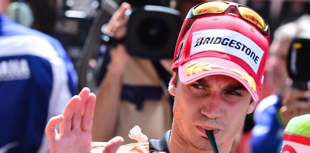 El piloto espa&ntilde;ol de Honda, Dani Pedrosa