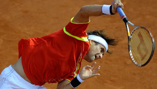 Ver v&iacute;deo  'David Ferrer no falla y suma el primer punto para Espa&ntilde;a'
