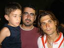 Mi hijo y yo, con todo un Campe&oacute;n como es David Ferrer