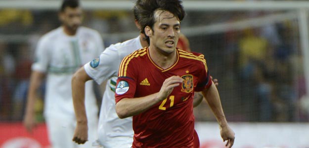 David Silva, en la Eurocopa