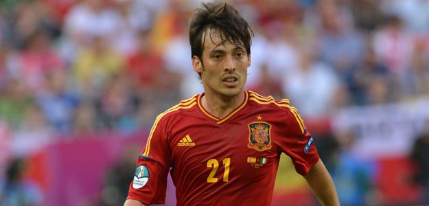 David Silva, en el pasado partido contra Italia de la Eurocopa 2012