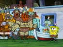 Imagen del  v&iacute;deo de Bob Esponja en ingl&eacute;s titulado Dear vikings