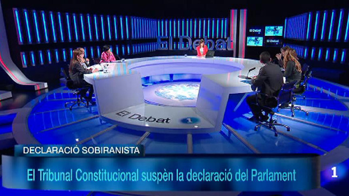 El Debat de La 1 -  Debat: El TC declara iconstitucional la declaraci&oacute; sobiranista
