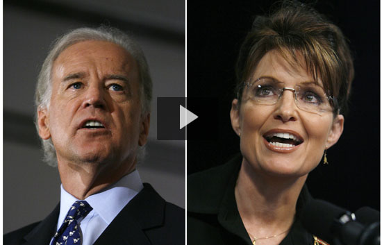 Debate entre Sarah Palin y Joe Biden