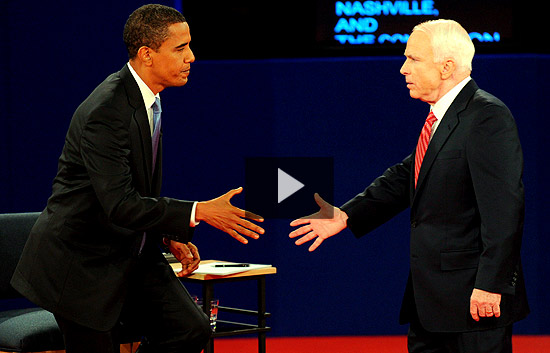 El debate entre Obama y McCain &iacute;ntegro en ingl&eacute;s