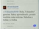 Ir al Video&nbsp;Debate en twitter entre la hija de Ra&uacute;l Castro y la bloguera Yoani S&aacute;nchez