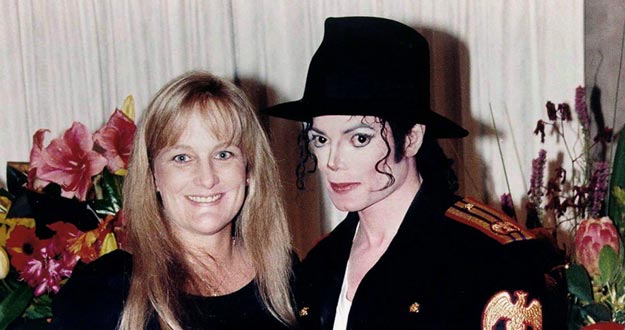 Debbie Rowe con Michael Jackson