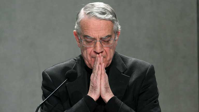 Federico Lombardi dice que el Papa est&aacute; agradecido por los testimonios que recibe