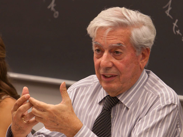 Vargas Llosa: 'El Nobel en gran parte se lo debo a Espa&ntilde;a'