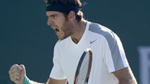 Ir al Video&nbsp;Del Potro remonta ante Djokovic y se ver&aacute; las caras con Nadal
