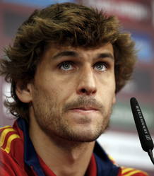 El delantero de la selecci&oacute;n espa&ntilde;ola de f&uacute;tbol Fernando Llorente, en rueda de prensa.