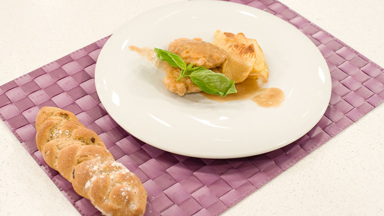 Saber cocinar - Delicias de solomillo con patatas onduladas