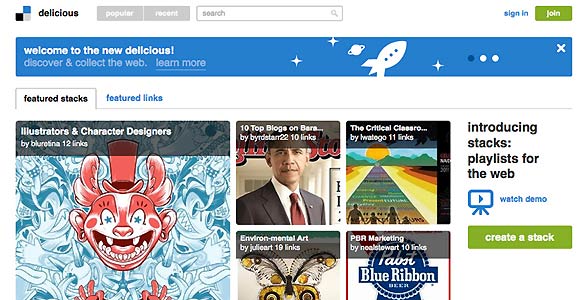 Delicious se reinventa de mano de los fundadores de YouTube