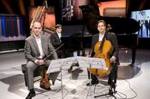 El Trio Arb&oacute;s, en el plat&oacute; del 'Programa de mano'