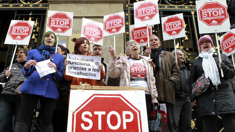 Los desahucios aumentan casi un 16% hasta septiembre en relaci&oacute;n con 2011