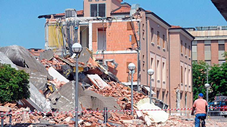 Varias r&eacute;plicas en el terremoto del norte de Italia