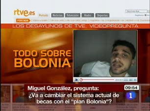 Ver v&iacute;deo  'Desayunos - Cristina Garmendia habla sobre las becas tras el Proceso de Bolonia'