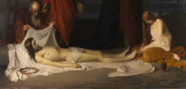 'El Descendimiento' de Domingo Valdivieso, Óleo sobre lienzo, 254 x 343 cm, 1864 'El Descendimiento' de Domingo Valdivieso, Óleo sobre lienzo, 254 x 343 cm, 1864