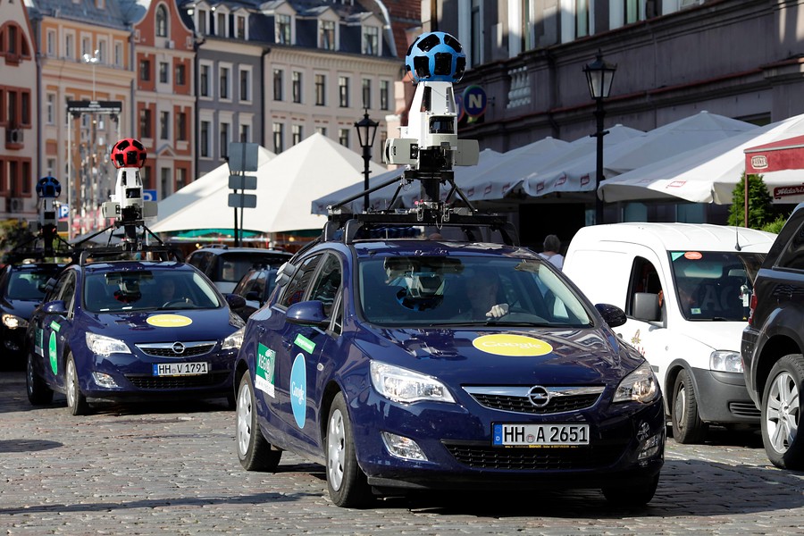 Desfile de coches Google