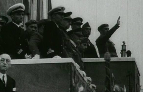 El desfile de la victoria del 1 de abril de 1939