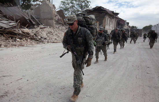 El despliegue militar en Hait&iacute; es clave para garantizar y asegurar el reparto de la ayuda internacional