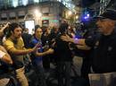 Despliegue policial ante la marcha contra la financiaci&oacute;n p&uacute;blica del JMJ