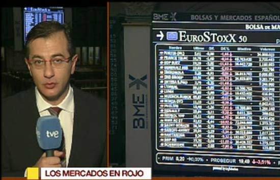 Desayunos - Desplome hist&oacute;rico de la Bolsa espa&ntilde;ola