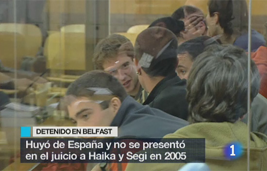 Detienen en Irlanda a Arturo Villanueva, relacionado con Segi, Haika y Jarrai