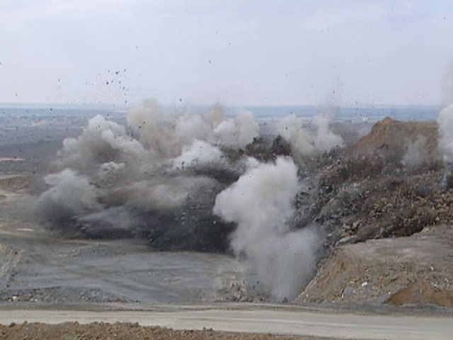 Cada a&ntilde;o se detonan 70.000 toneladas de explosivos en obras y en minas espa&ntilde;olas