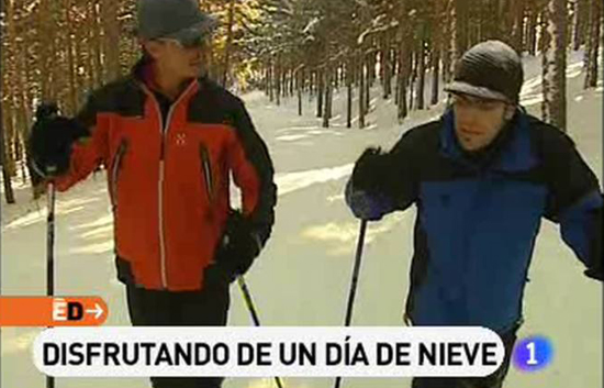 Espa&ntilde;a Directo - Un d&iacute;a de nieve en Segovia