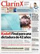 El diario argentina Clar&iacute;n titula 