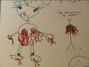 Dibujo realizado por ni&ntilde;o expuesto a la violencia de g&eacute;nero sufrida por su madre 2