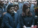 Ir al Video&nbsp;Diego Armando Maradona llega a la capilla ardiente de N&eacute;stor Kirchner