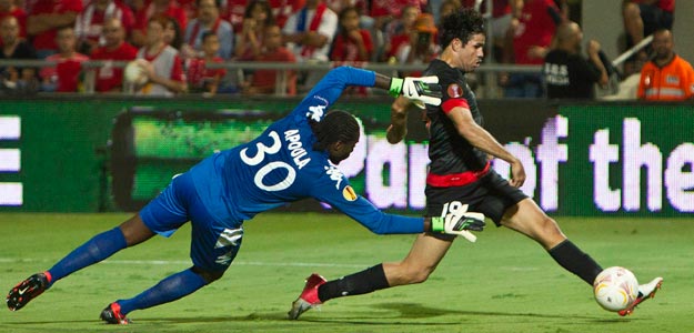 Diego Costa marca en el triunfo del Atlético de Madrid ante el Hapoel Tel Aviv Diego Costa marca en el triunfo del Atlético de Madrid ante el Hapoel Tel Aviv