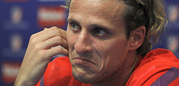 Diego Forl&aacute;n, delantero del Atl&eacute;tico de Madrid.