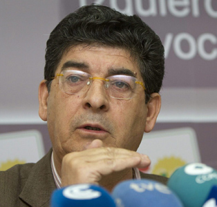 Diego Valderas (IU), la posible llave del Gobierno en Andalucía