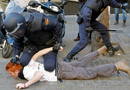 DIEZ DETENIDOS, 3 DE ELLOS MENORES, EN ESCARAMUZAS ENTRE ESTUDIANTES Y POLIC&Iacute;A