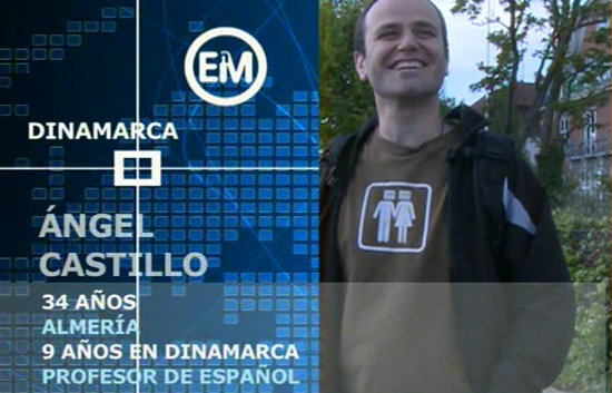 Espa&ntilde;oles en el mundo - Dinamarca - &Aacute;ngel