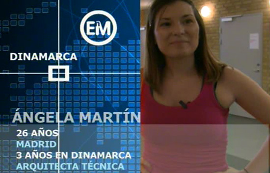 Espa&ntilde;oles en el mundo - Dinamarca - &Aacute;ngela