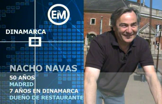 Espa&ntilde;oles en el mundo - Dinamarca - Nacho