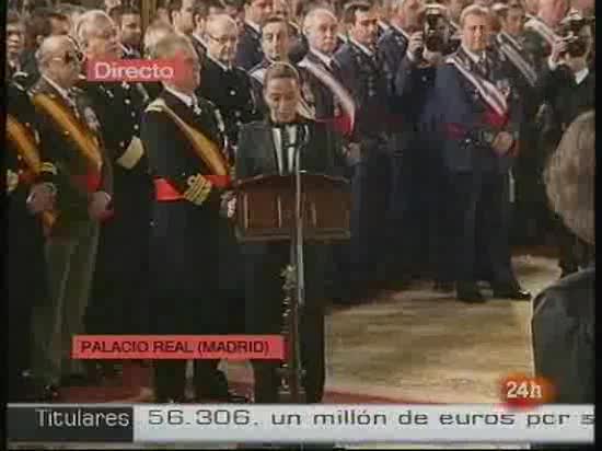 Discurso de Carme Chac&oacute;n en la Pascua Militar