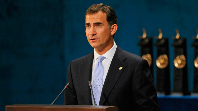 Discurso del Pr&iacute;ncipe de Asturias