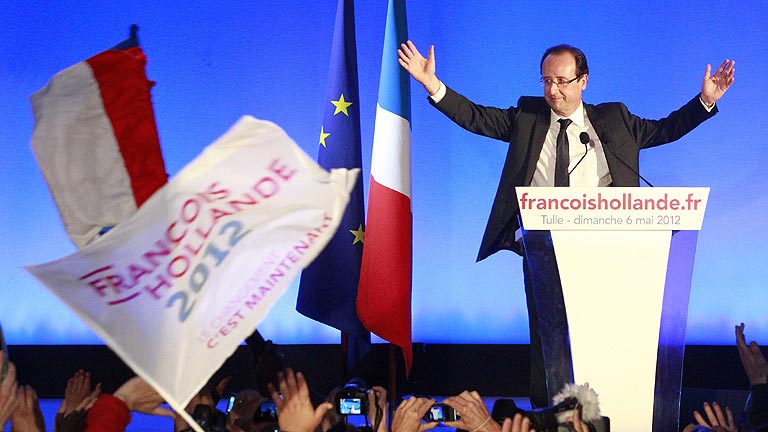 Discurso &iacute;ntegro de Hollande tras su victoria electoral