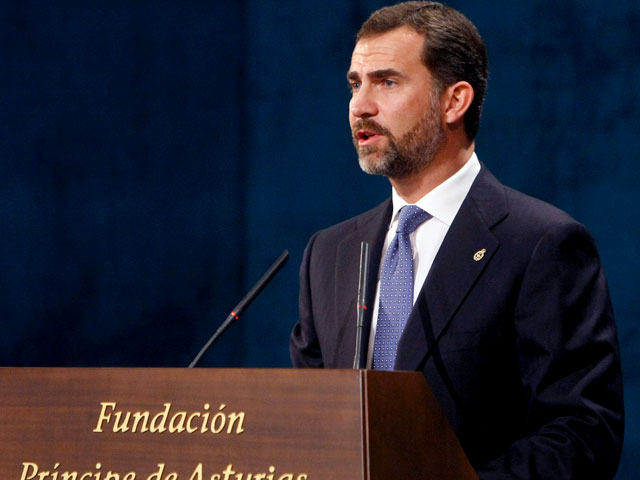 Discurso &iacute;ntegro del Pr&iacute;ncipe Felipe en la ceremonia de los Premios Pr&iacute;ncipe de Asturias