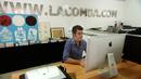 El dise&ntilde;ador Gabriel Lacomba en su estudio de Palma