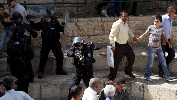 Jerusal&eacute;n Este ha sido escenario, de nuevo, de enfrentamientos durante los rezos del viernes